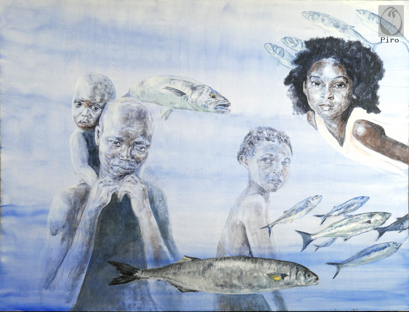 oil on canvas - olio su tela di Piro
